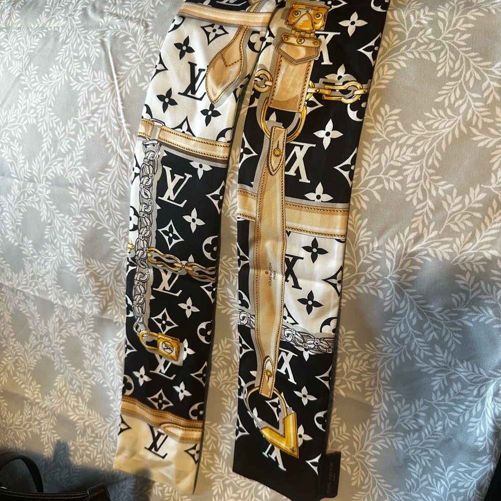 Louis Vuitton Black and Yellow Monogram Bandeau